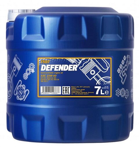 Mühərrik yağı Mannol Defender SAE 10W-40 7L Special — Bakı