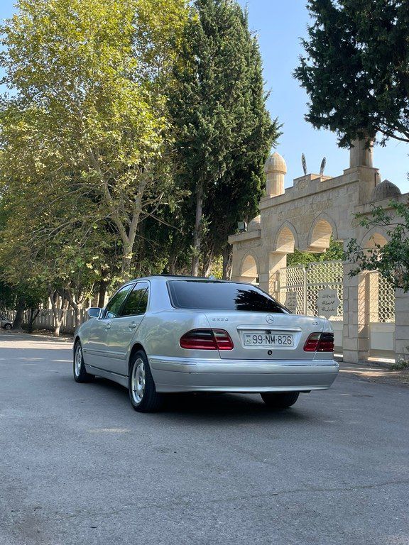 Mercedes E 220, 2.2 L, 1999 il, 600 000 km — Avtomobillər, Mingəçevir (3)