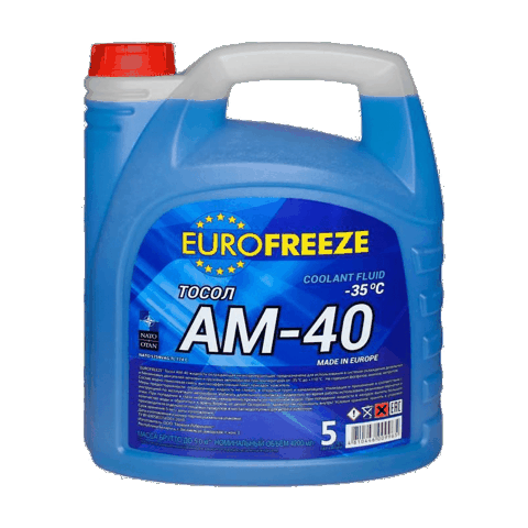 Antifriz Eurofreeze Tosol AM-40 (-35) 5 lt — Bakı