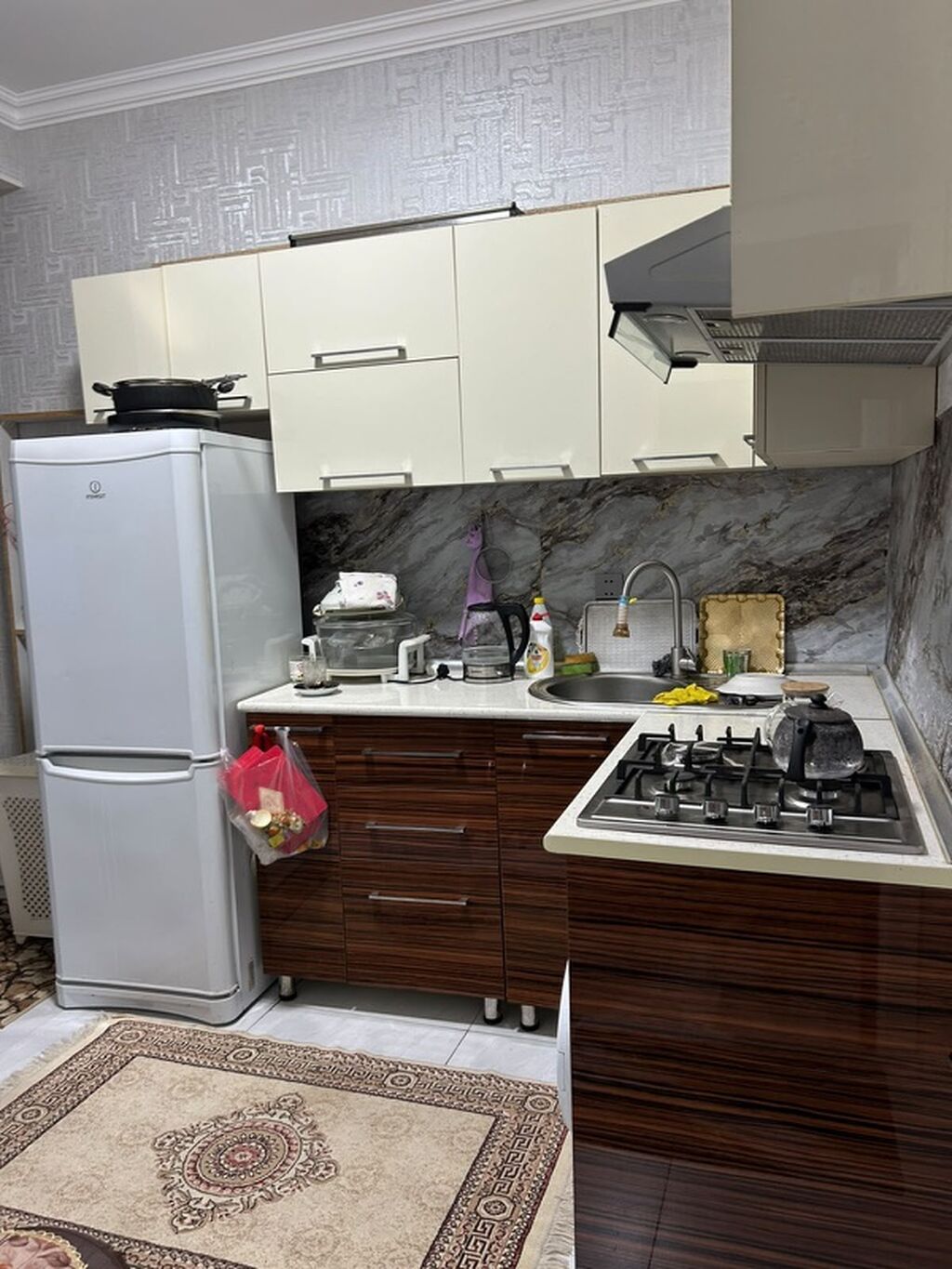2otaqlı mənzil – tam mebel və texnika ilə - Yataq otağı: ikinəfərlik — Daşınmaz əmlak, Xırdalan (3)