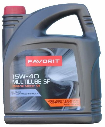 Mühərrik yağı Favorit Multilube SF Universal SAE 15W-40 5L Plastic — Bakı