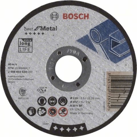 Kəsmə disk Bosch Best Metal 115mm (2608603524) — Bakı