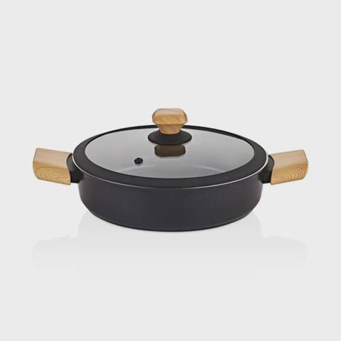 Yastı qazan Falez Auris crystal 26 sm (8699996630432) — Cookware