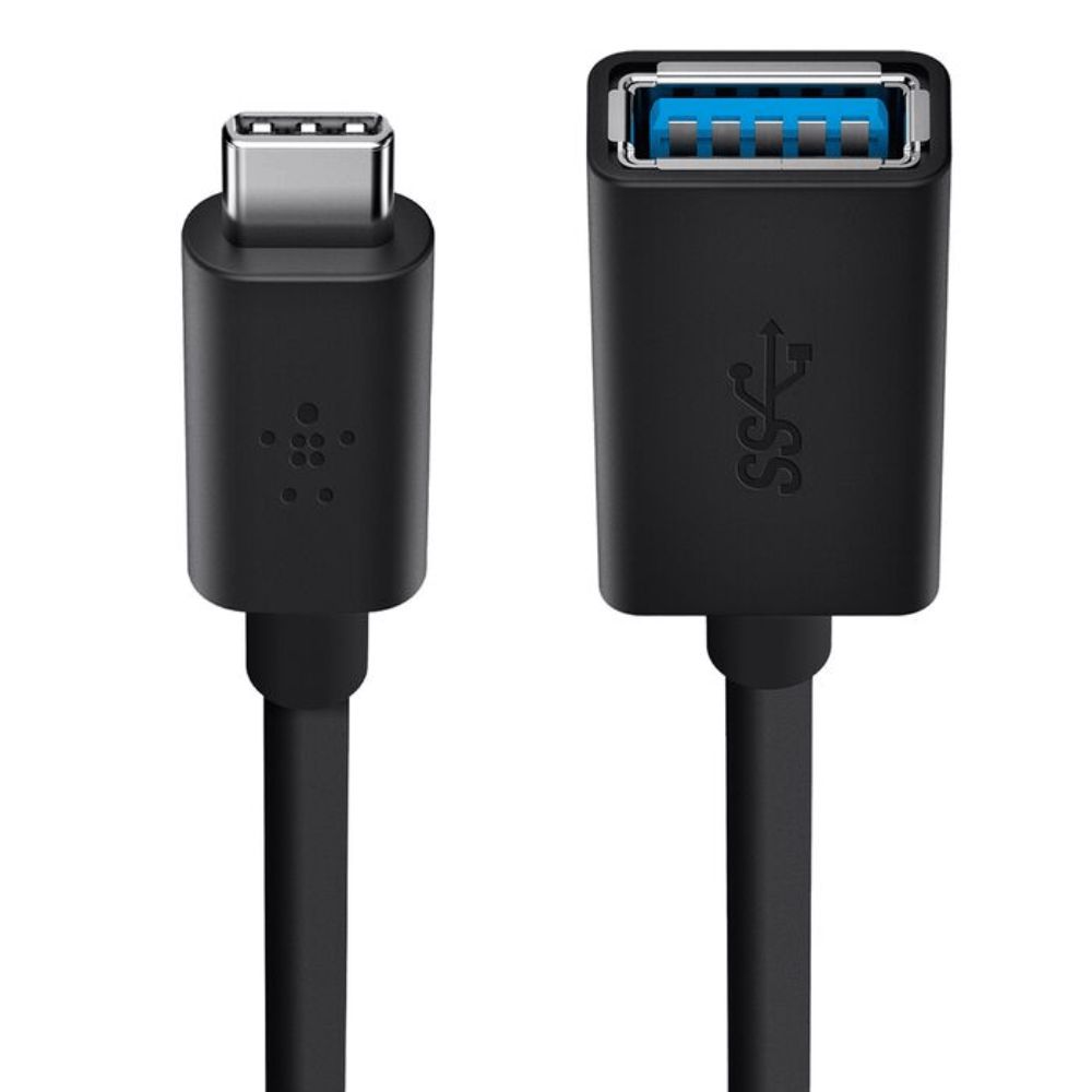 Ötürücü Belkin 3.0 USB Type-C to USB Type-A (F) 5GBPS / F2CU036BTBLK Blue — Kompüterlər və noutbuklar, Bakı (3)