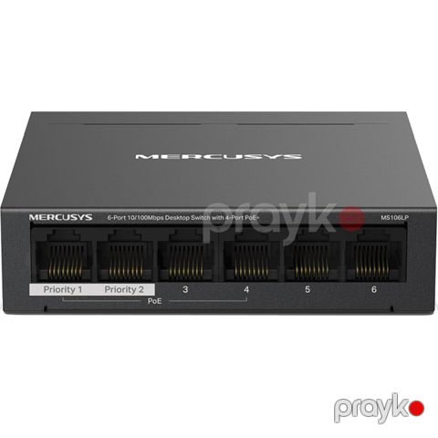 Kommutator Mercusys Lan Switch MS106LP — Bakı