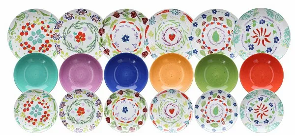 Yemək dəsti Tognana Madison Bio Set 18 parça 6 nəfərlik (MC07018M150) — Bakı