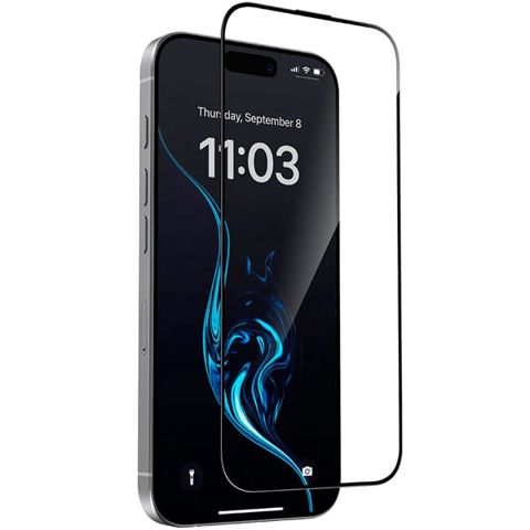 IPhone Air 5D Sticker Black Glass — Bakı