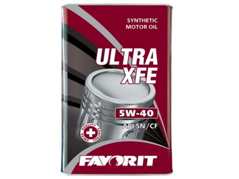 Mühərrik yağı Favorit Ultra XFE SAE 5W-40 5L Metal — Bakı