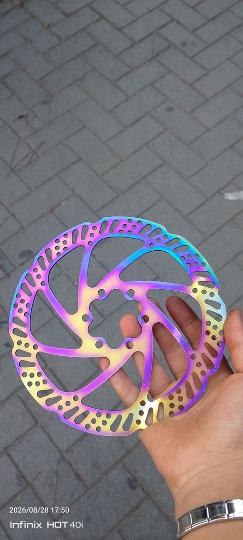 Velosiped üçün disk əyləc rotoru - Tip: 6 deşikli montajlı disk rotor — Bakı