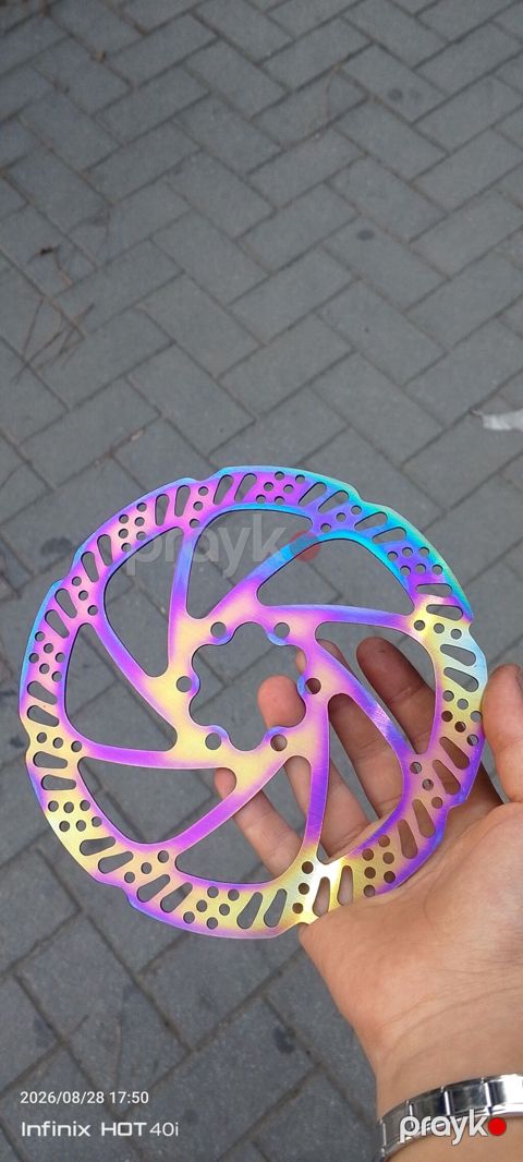 Velosiped üçün disk əyləc rotoru - Tip: 6 deşikli montajlı disk rotor — Bakı