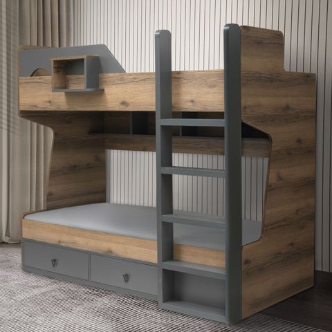 İkimərtəbəli çarpayı Alzzoni Grey — Bakı