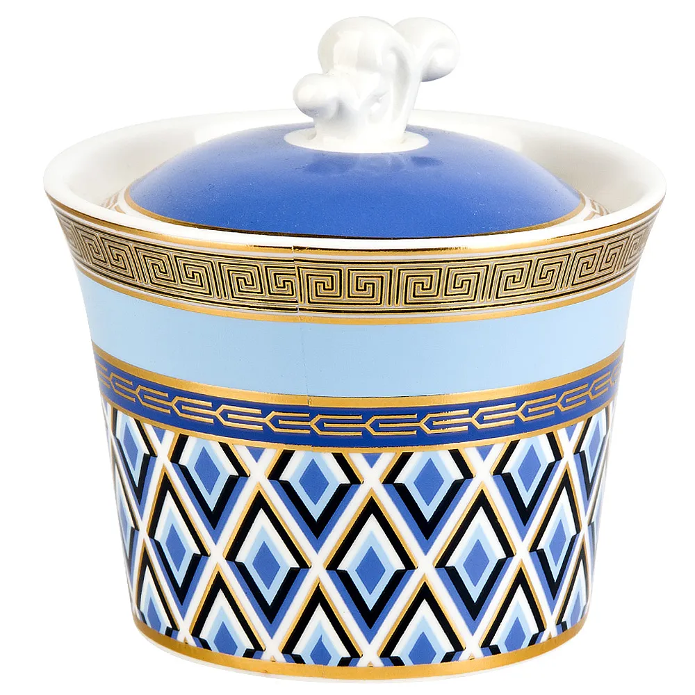 Qənd qabı Nouvelle Home Golden blue, farfor, 250 ml (200182) — Bakı
