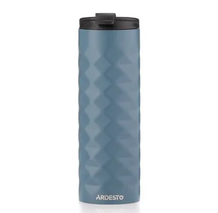Termo fincan Ardesto Travel mug Bright city 400 ml Dark blue (AR2640NV) — Bakı