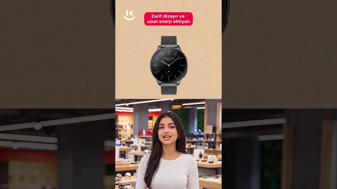 Smart saat Kieslect Lady Watch Elfin Graphite Black — Uşaq smart saatları, Bakı (2)