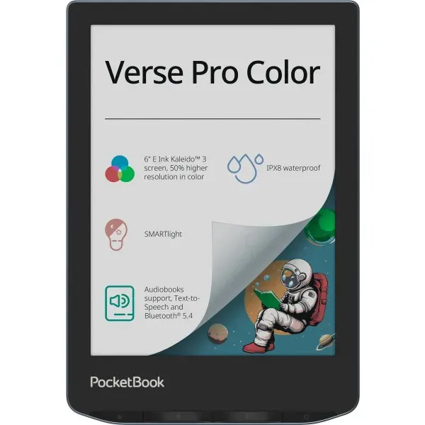 Elektron kitab PocketBook 634 Verse Pro Color Stormy Sea — Bakı