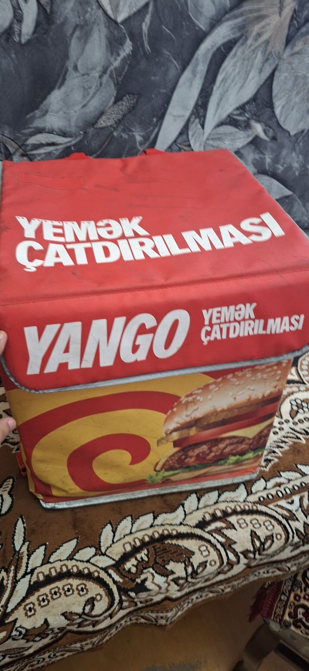 Yango Yemək Çatdırılması üçün termal çanta - Ölçü: iri həcmli — Mallar, Bakı (3)