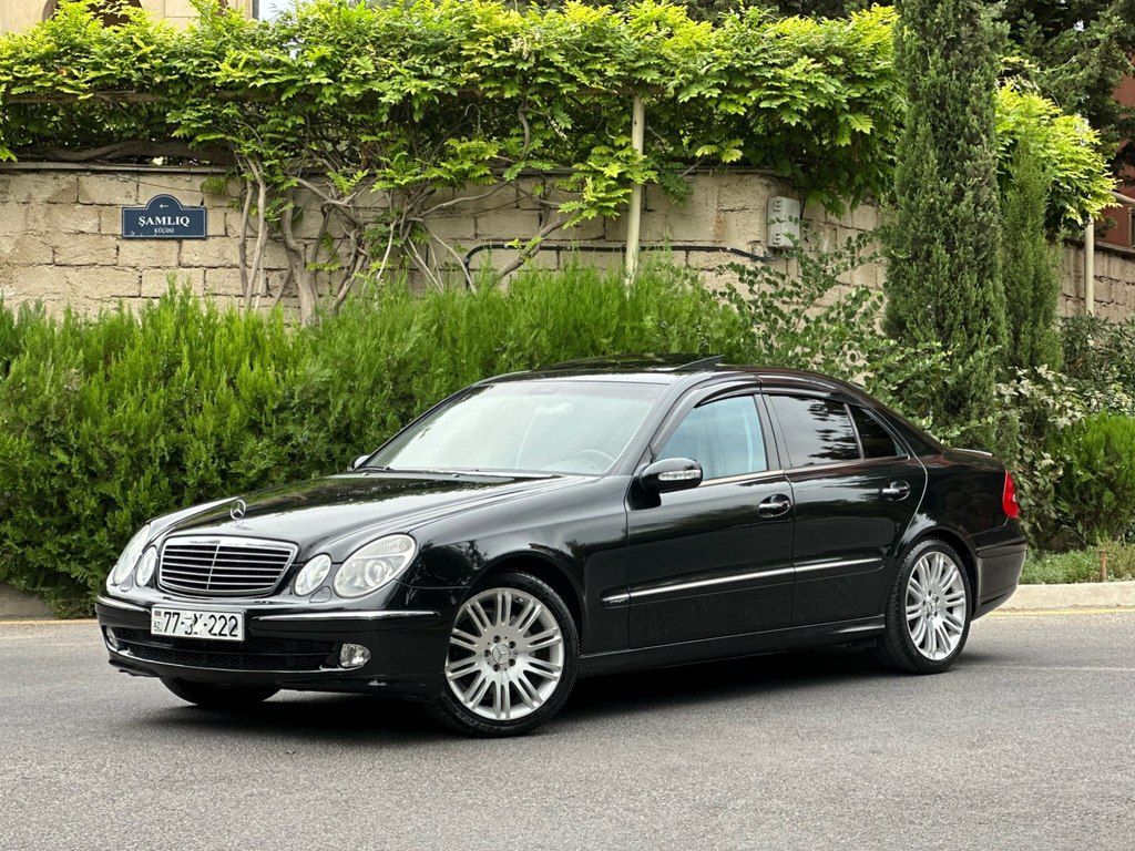 Mercedes E 320, 3.2 L, 2002 il, 321 585 km — Avtomobillər, Bakı (2)