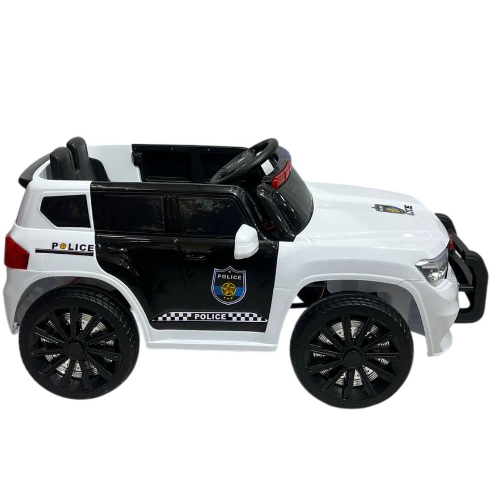 Elektromobil Jeep Police 3323 White — Mallar, Bakı (3)