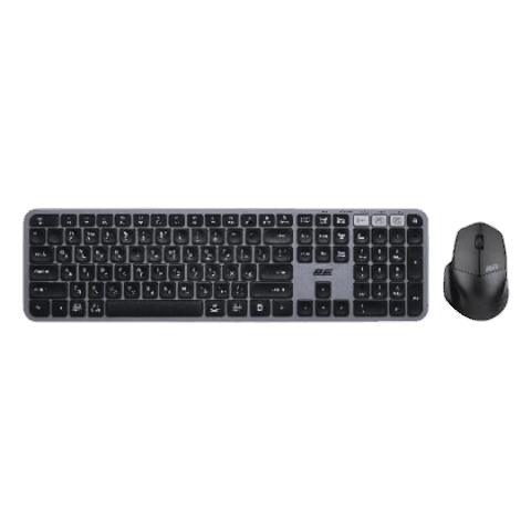 2E Wireless Combo MK440WBGR Gray&Black — Bakı
