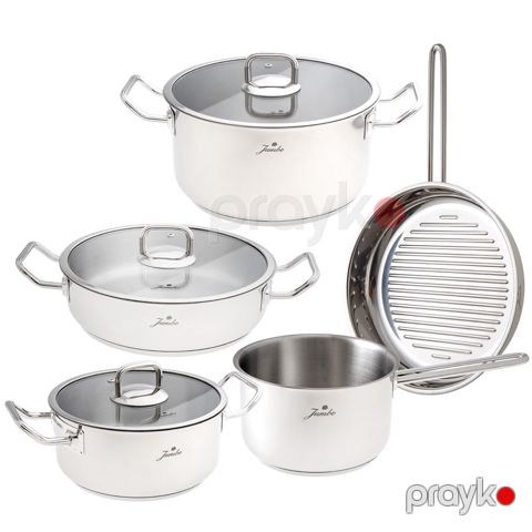 Qazan dəsti Jumbo Proshine Steel 8 parça 8682972051840 — Bakı