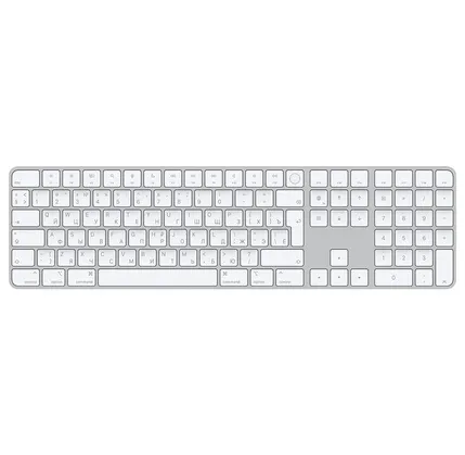 Simsiz klaviatura Apple Magic Keyboard W/Touch ID And Numeric Keypad (MK2C3RS/A) — Keyboards & Mice