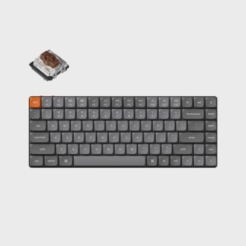 Simsiz oyun klaviaturası Keychron K3 Max Gateron White Backlight Brown Switch (K3M-A3Z-AZ) — Baku Electronics — Computers & Laptops