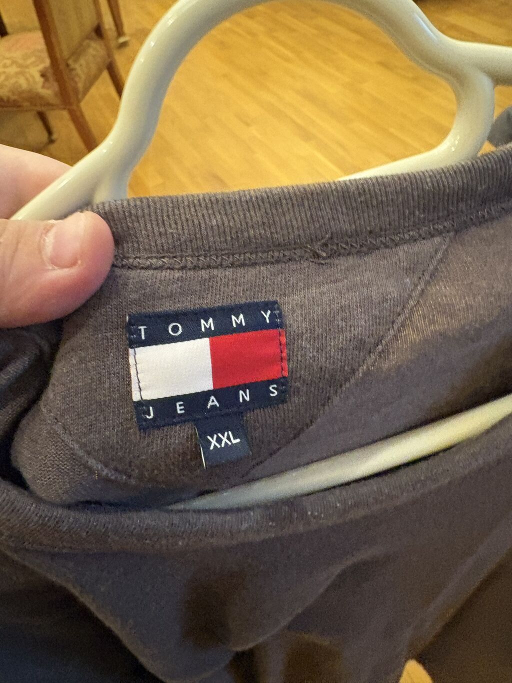 Futbolka, Tommy Hilfiger, 2XL, rəng - Qəhvəyi — Şəxsi əşyalar, Bakı (2)