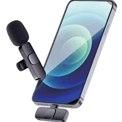 K8/9 Microphone Wireless Type-C Black (012638)