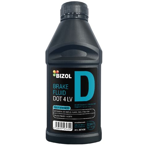 Əyləc mayesi Bizol Brake Fluid DOT 4 LV 0.5 lt — Bakı