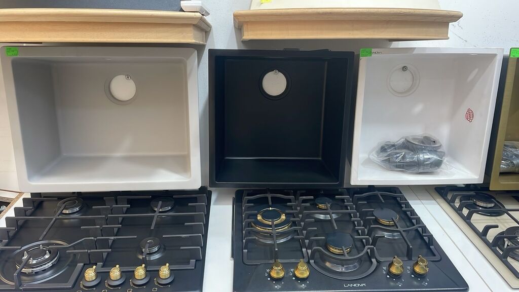Mətbəx üçün ikitərəfli və təkqablı lavabo modelləri - Materiallar — Santexnika, Bakı (5)