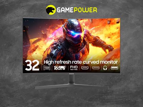 Monitor Aıwa Gamıng MD320G-Y 32" Wled Curved 165Hz (Speakers) — Bakı