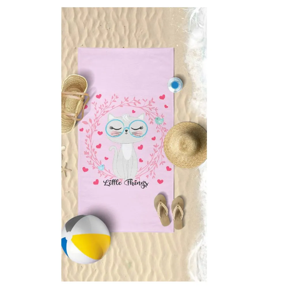 Uşaq dəniz dəsmalı Mollis, 70x140 sm, Kitty (8697427904565) — Bakı