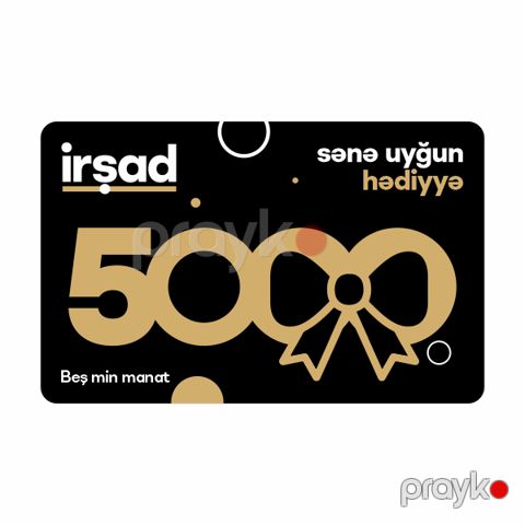 ŞadKart 5000 AZN hədiyyə kartı