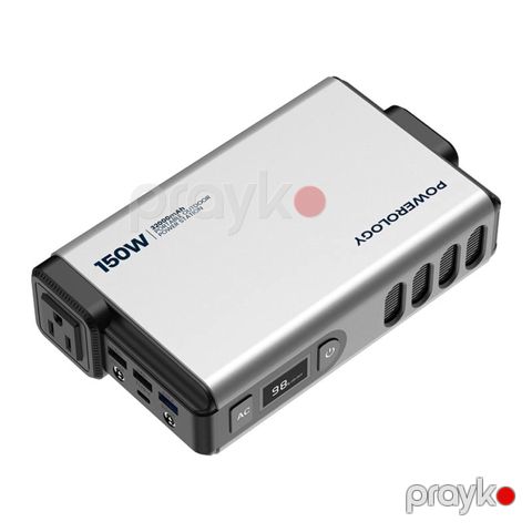 Powerology Mini Power Station with AC Output 150W 32000mAh PD 100W Gray — Bakı