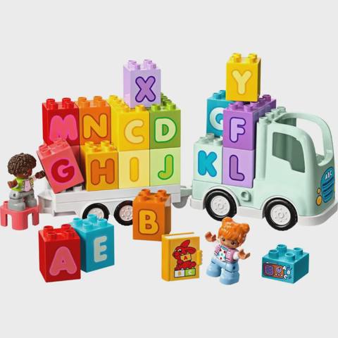 Konstruktor Lego Duplo Town Əlifba yük maşını (10421) — Yapı oyuncakları