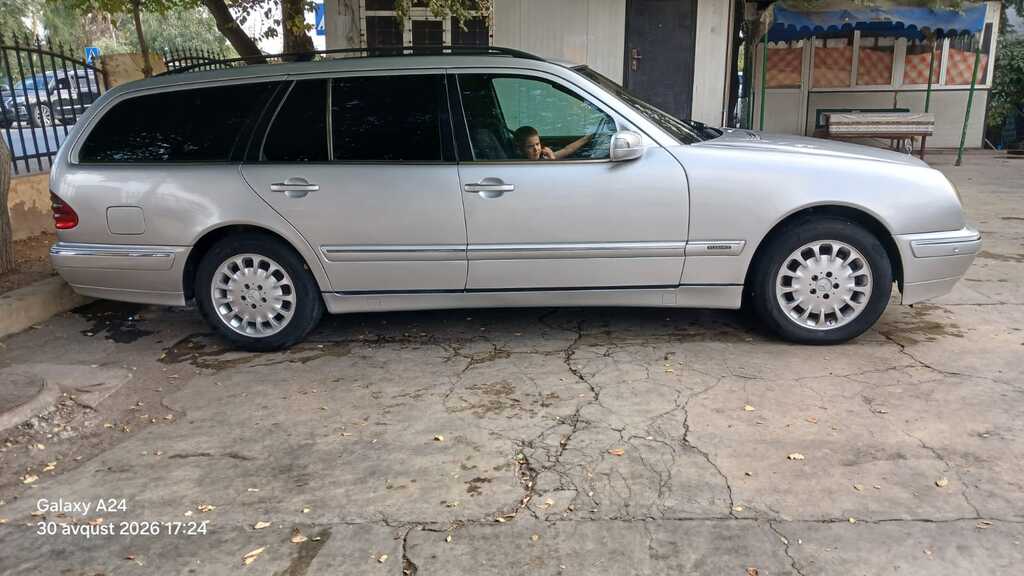 Mercedes E 270, 2.7 L, 2000 il, 375 408 km — Avtomobillər, Sabirabad (5)