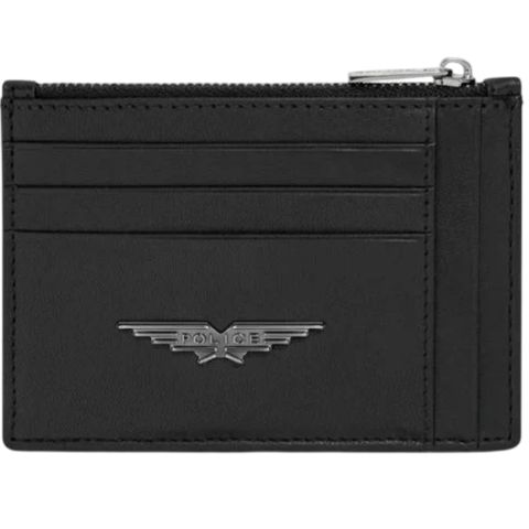 Kart qabı Police Luca Gents in Leather PELGD2207104 Black — Bakı