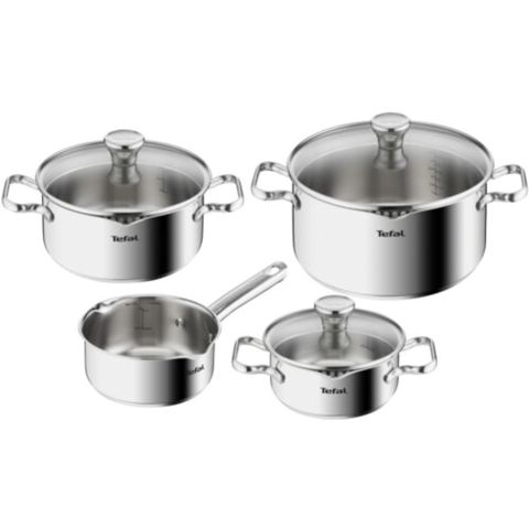 Qazan dəsti Tefal Set 7 parça Duetto SS Supor 2100098970 — Bakı
