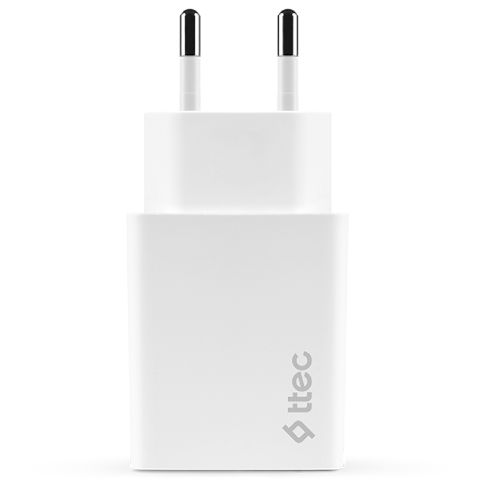 Adapter Ttec SmartCharger Travel 20W 2SCS22B White — Bakı