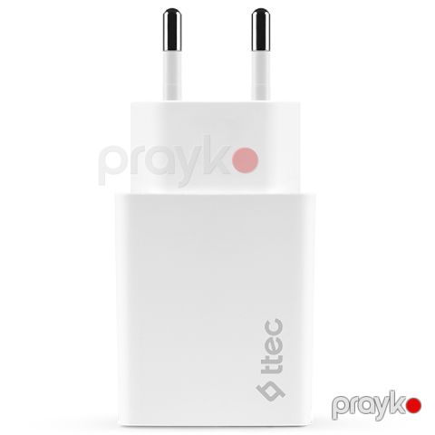 Adapter Ttec SmartCharger Travel 20W 2SCS22B White