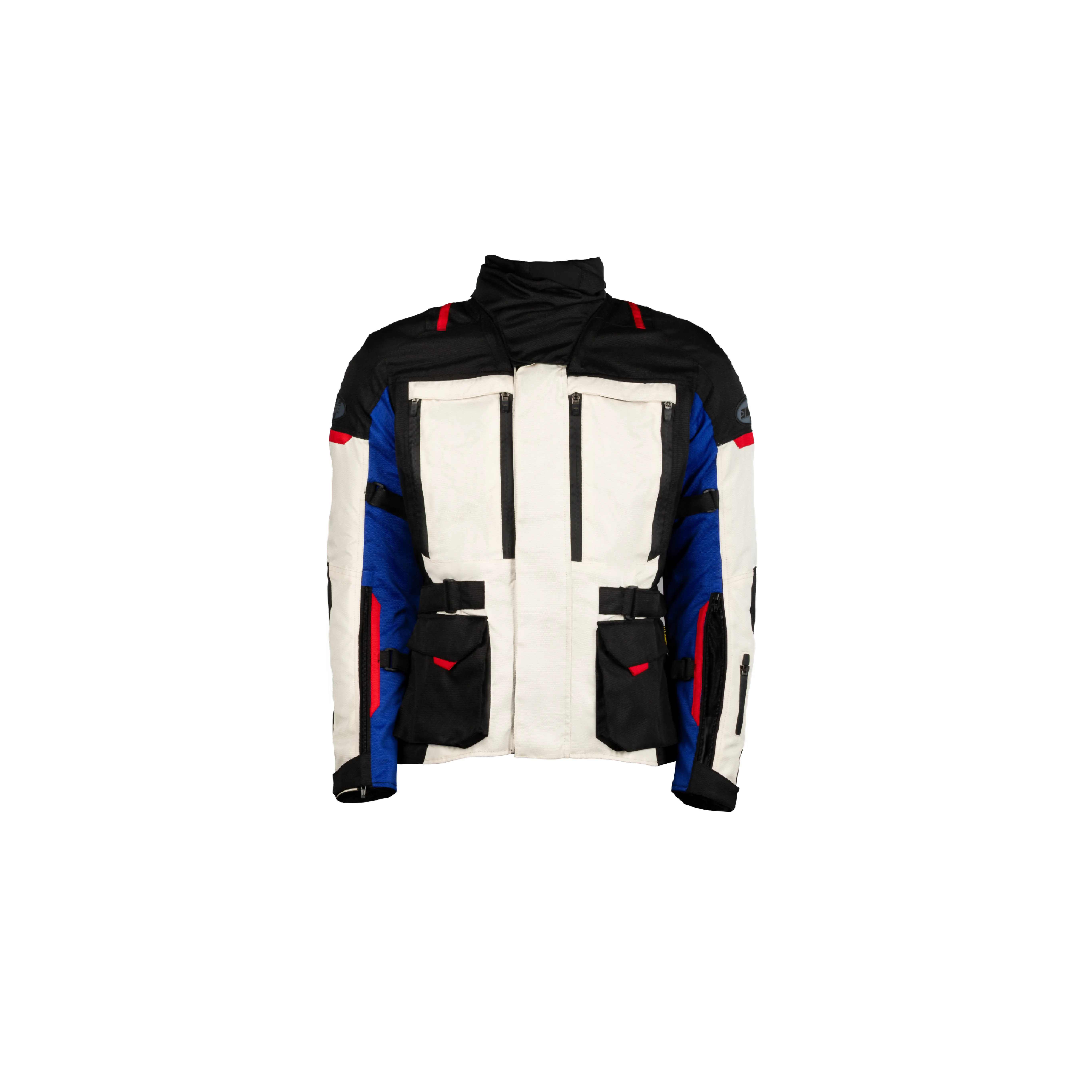 Gödəkçə Motoverse Voyage Series, Textile 600D Polyester Cordura, White (XXL)