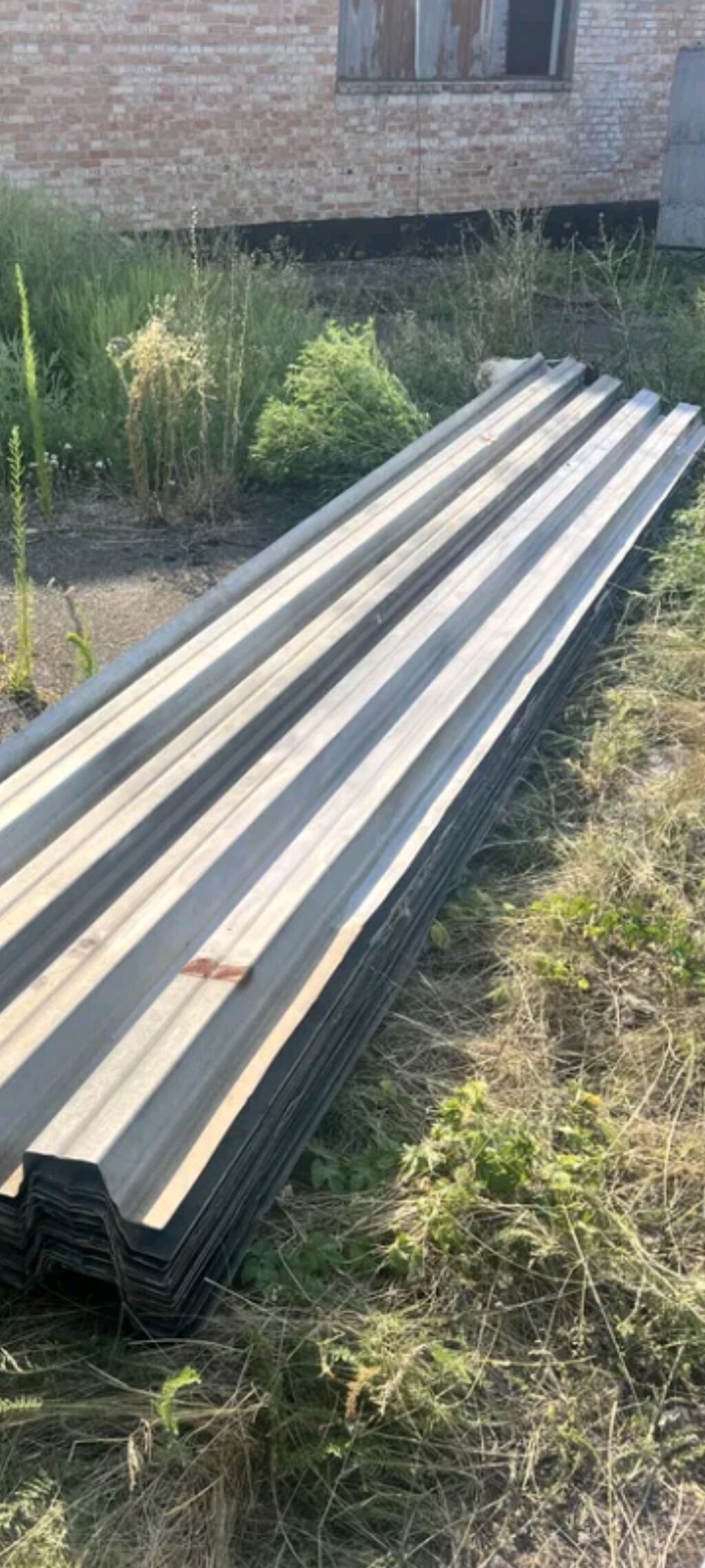 Hasar üçün stenkası 80mm qalın profnastillerdi uzunlugu 6 metrə bir — Dam örtükləri, Bakı (4)