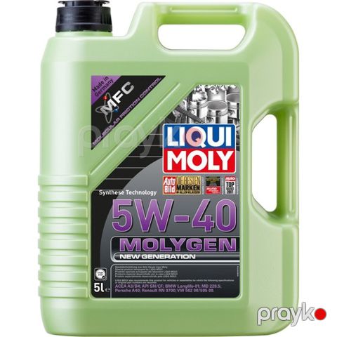 Mühərrik yağı Liqui Moly Molygen New Generation 5W-40 (9055) — Bakı