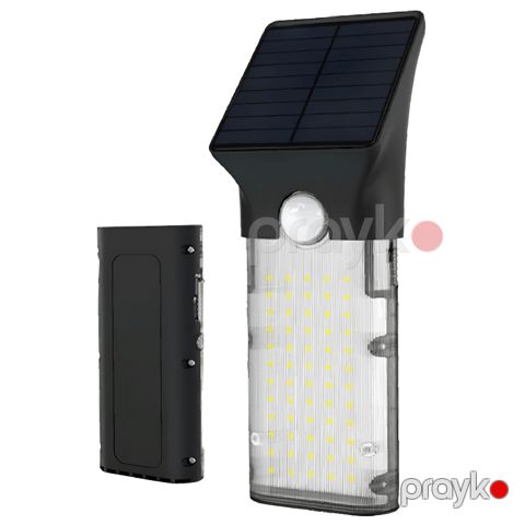 Smart solar portable wall lights - handy black SLRT-0225 — Bakı