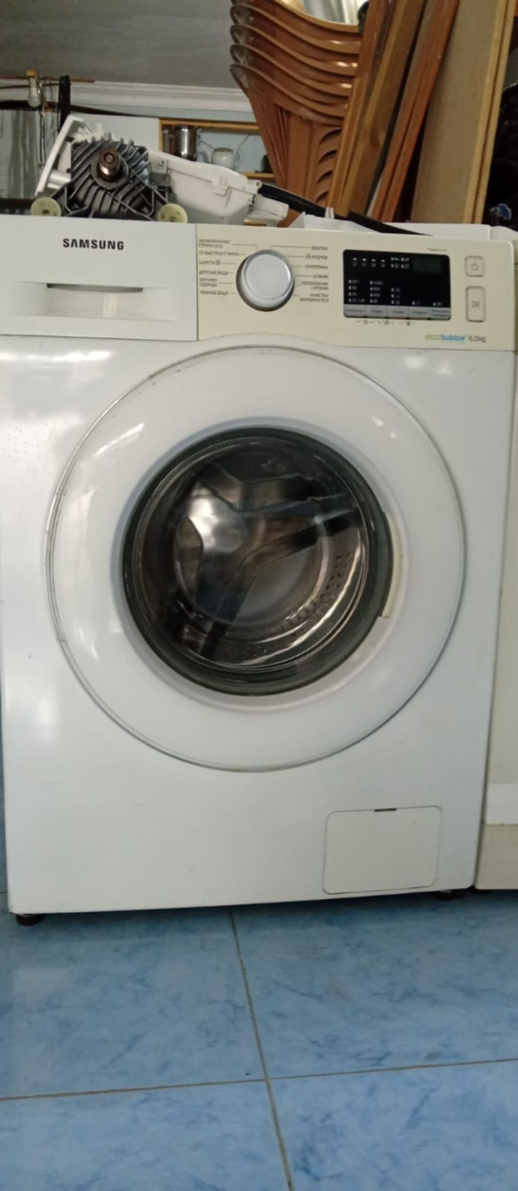Samsung 6 kq 220 Azn Samsung - göy işıqlı 180 Azn 5 kq Bosch 8kq 230 — Paltaryuyan maşınlar, Bakı (5)