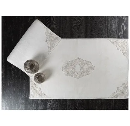 Xalça dəsti MacoCotton Marlow 2 ədəd Cream 60x100/50x60 — Mallar