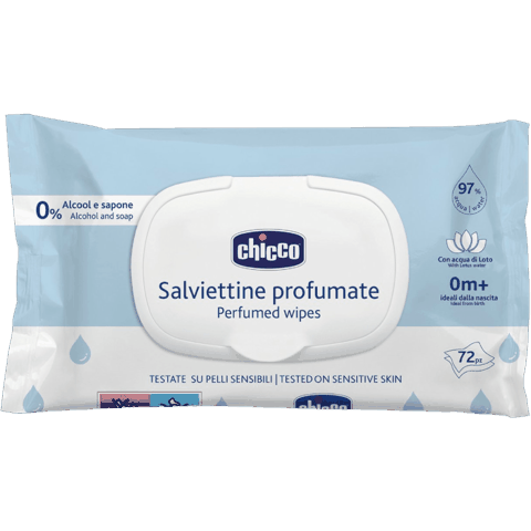 Nəm salfet Chicco With Flip Cover 72 ədəd 8058664173730 — Bakı
