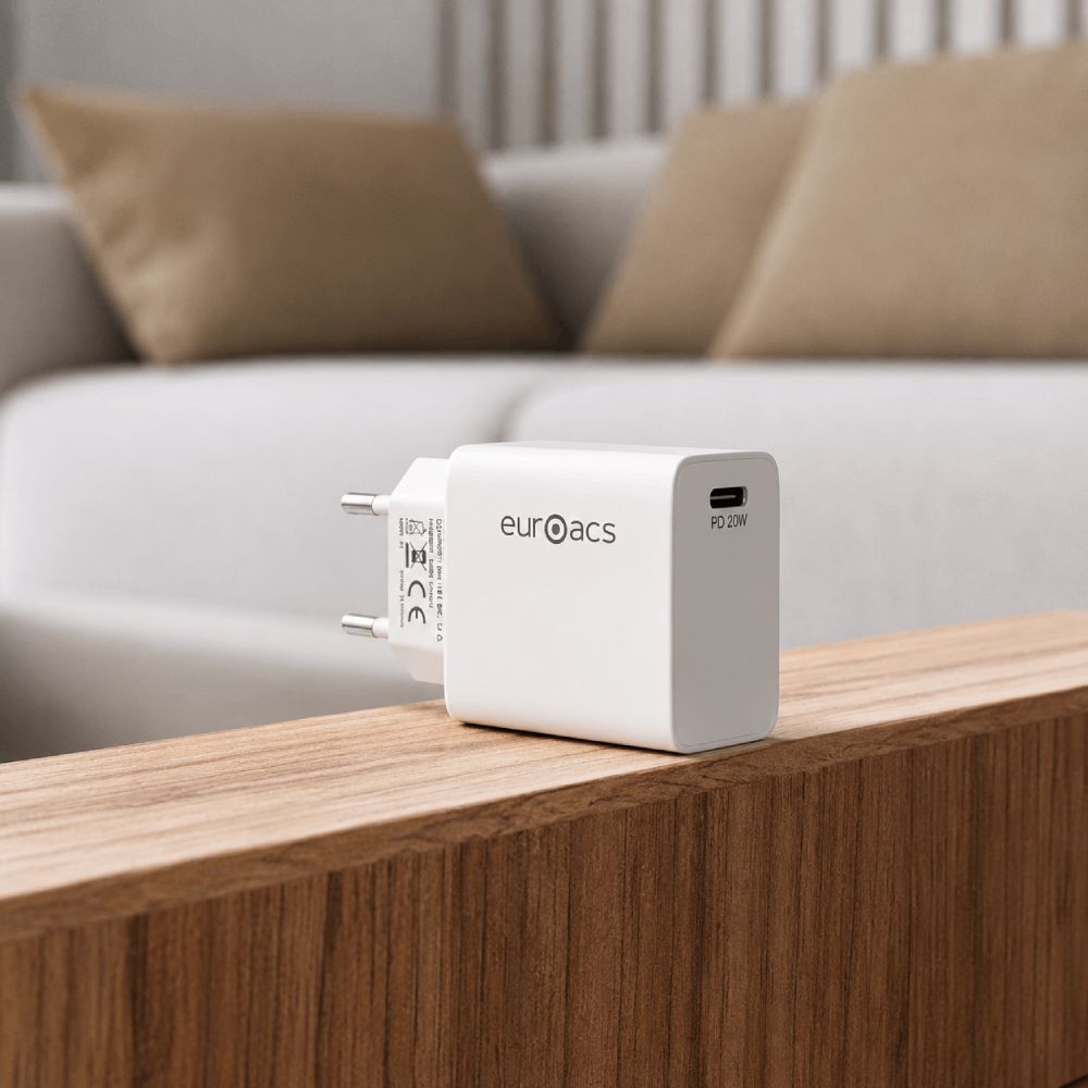Adapter Euroacs PD 20W USB Type-C EU-MG357 ACHRHM841042 — Mallar, Bakı (2)