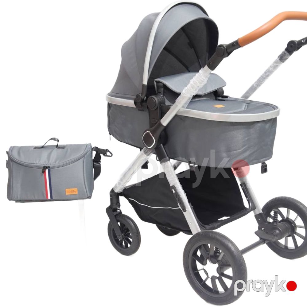 Uşaq arabası Kidilo H2D Grey — Arabalalar, Bakı (2)