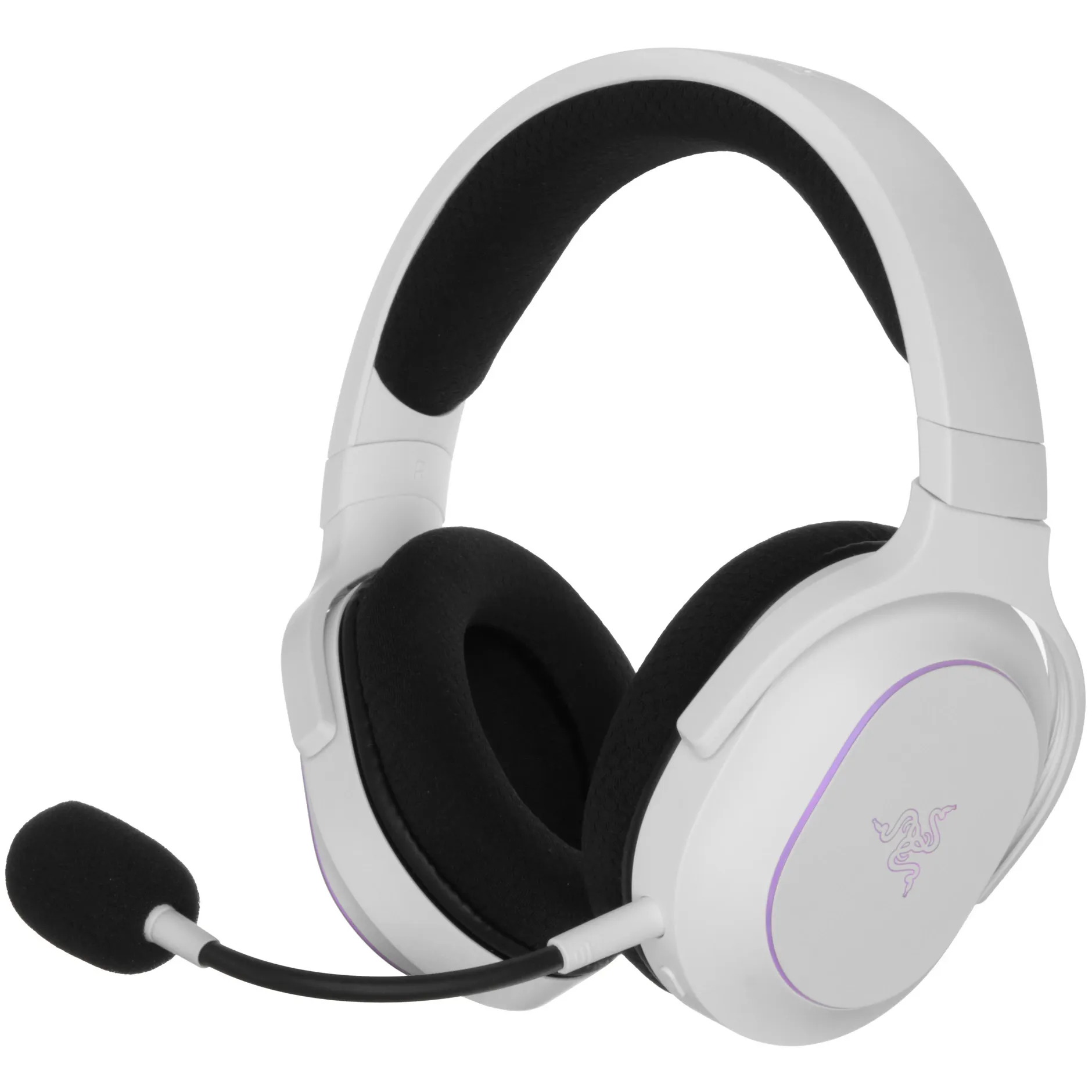 Oyun üçün simsiz və simli qulaqlıq Razer Barracuda X Chroma, Bt/wl, RGB, White (RZ04-05220200-R3M1) — Wireless headphones